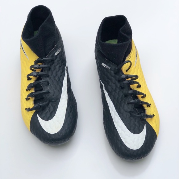 nike hypervenom yellow black